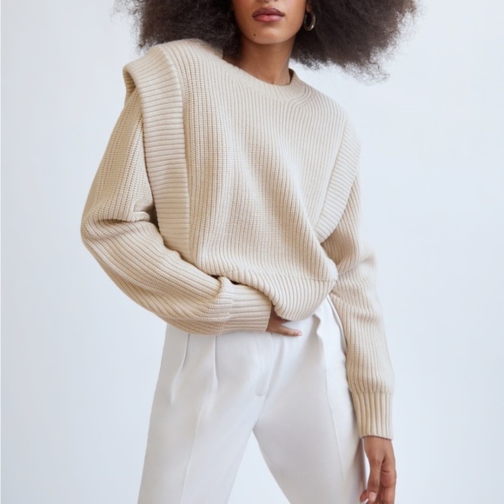 Babaton Grazia Merino Wool Sweater Size Medium Aritzia #91577